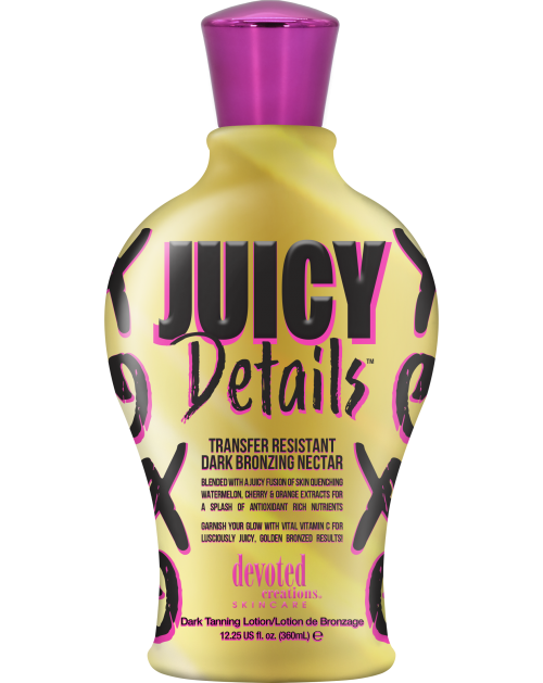 JUICY DETAILS ™-Soliariumo kremai-Devoted Creations kolekcija