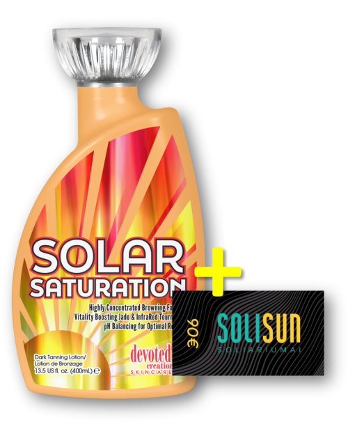 Solar Saturation ™ + 90€ Solisun abonementas - Akcijos