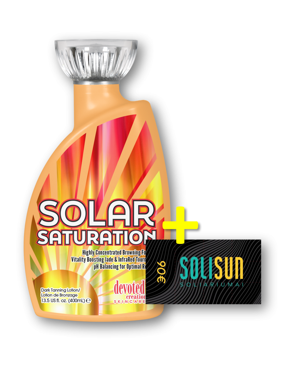 Solar Saturation ™ + 90€ Solisun abonementas - Akcijos