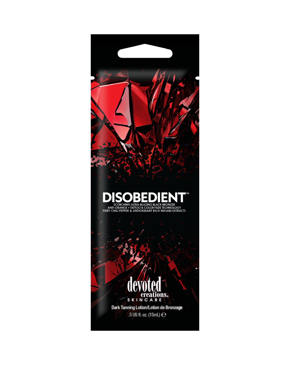 DISOBEDIENT 15ml - įdegio kremas su dilgčiukais