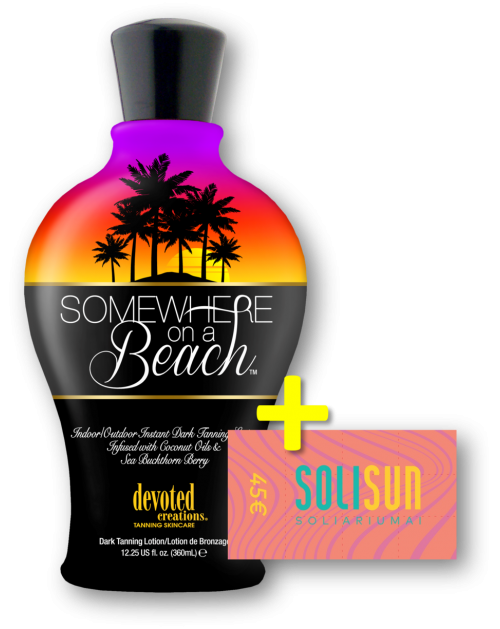 Somewhere on a Beach, soliariumo abonementas dovana