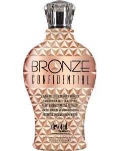 Bronze Confidential ™-Soliariumo kremai-Devoted Creations kolekcija