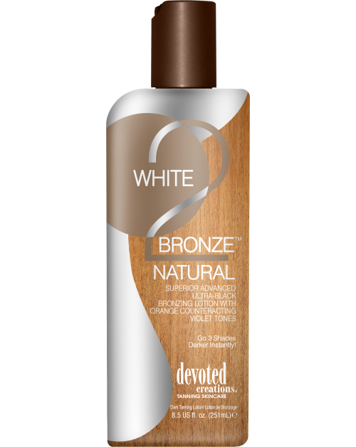 White to Bronze NATURAL BRONZER ™-Soliariumo kremai-SOHO kolekcija