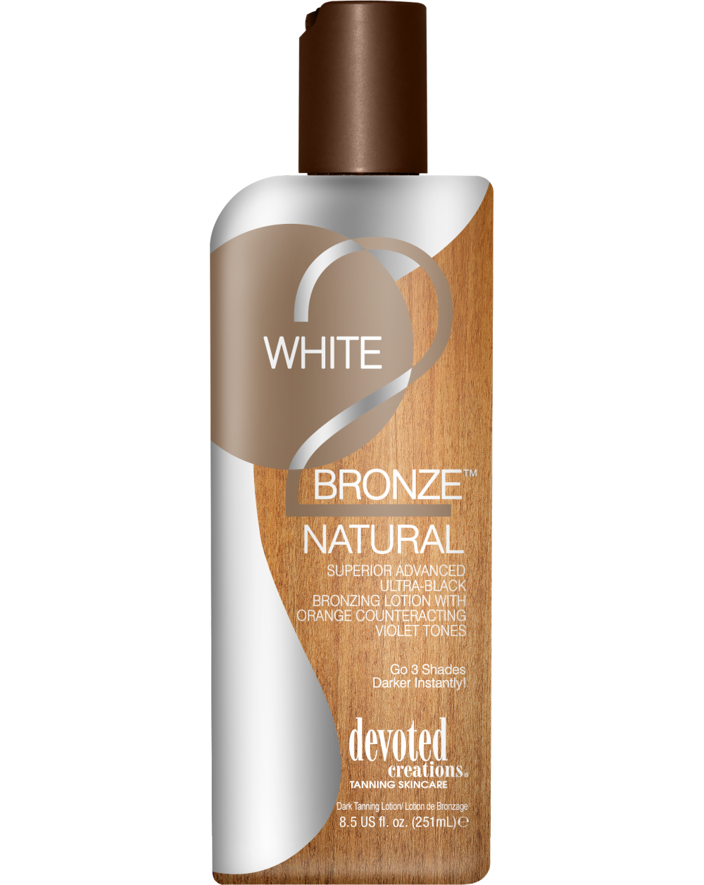 White to Bronze NATURAL BRONZER ™-Soliariumo kremai-SOHO kolekcija
