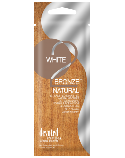White to Bronze NATURAL BRONZER ™-Soliariumo kremai-SOHO kolekcija