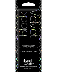 Black Velvet ™-Soliariumo kremai-Devoted Creations kolekcija