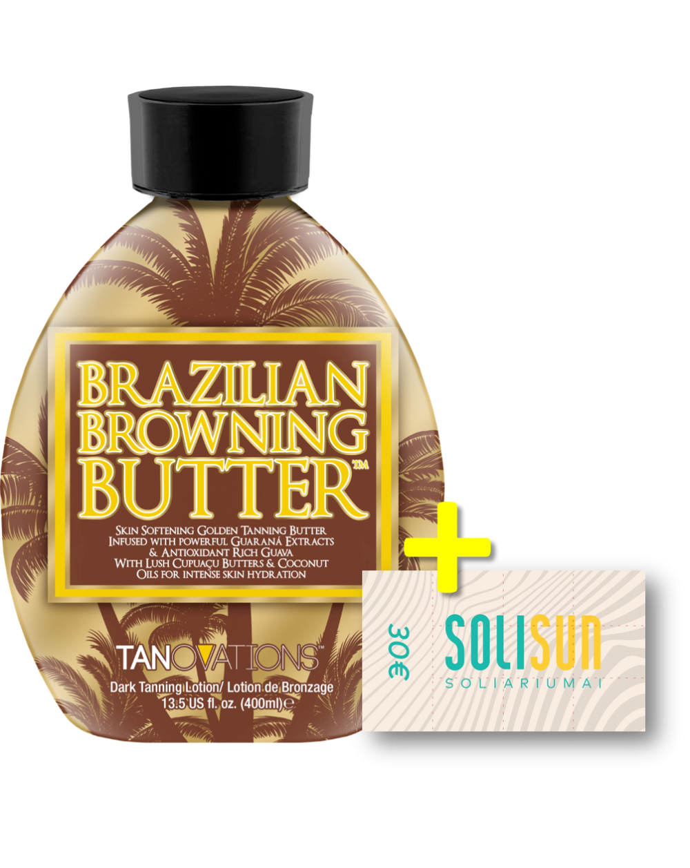 Brazilian Browning Butter įdegio kremas - Solisun abonementas dovanų