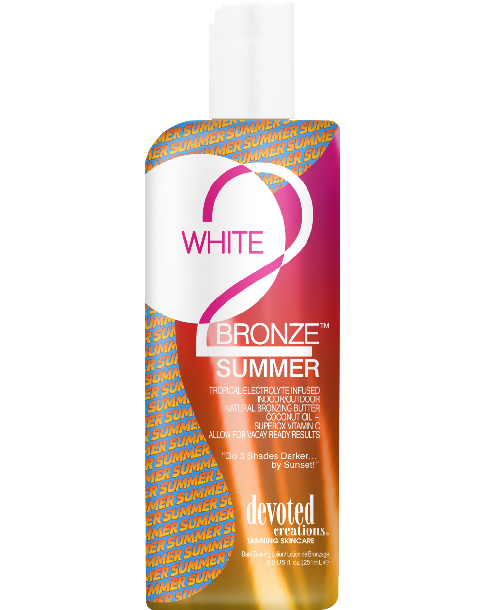 White to Bronze SUMMER ™-Soliariumo kremai-SOHO kolekcija